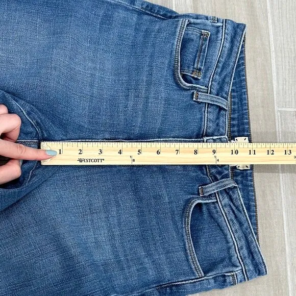 L'agence Bell Mid Rise Vintage Flare Jeans in Authentique Medium Wash Denim