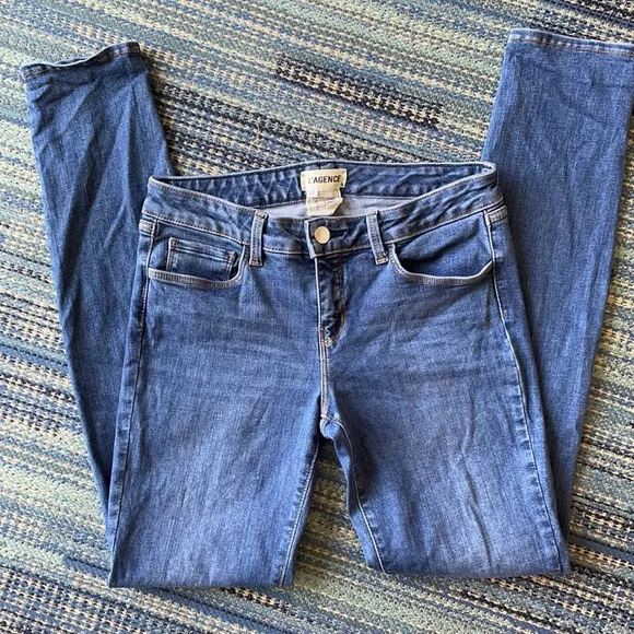 L’agence Skinny High Rise Blue Jeans size 27