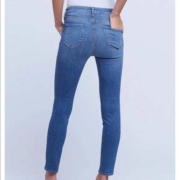 L’agence Skinny High Rise Blue Jeans size 27
