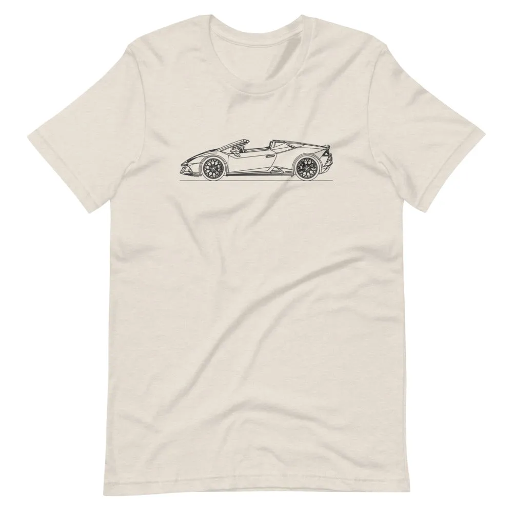 Lamborghini Huracán EVO Spyder silhouette T-shirt