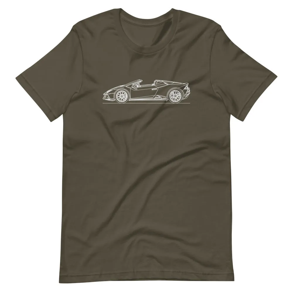 Lamborghini Huracán EVO Spyder silhouette T-shirt
