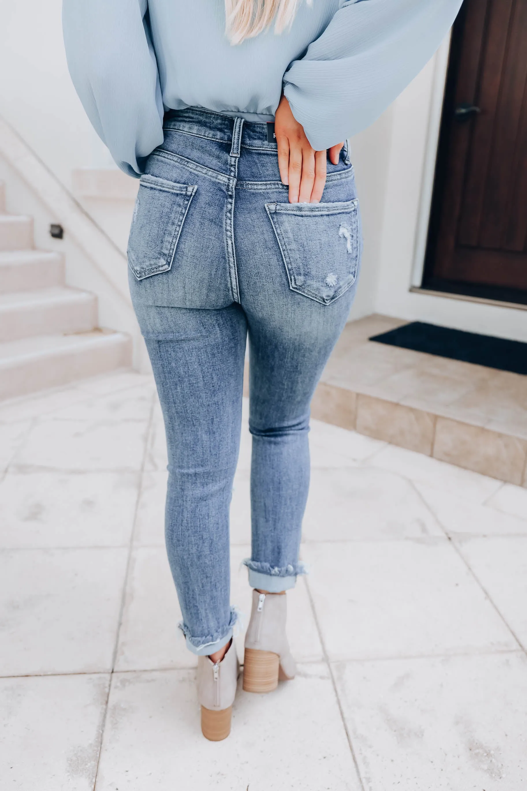 Leland Distressed Skinny Jean 0-3X