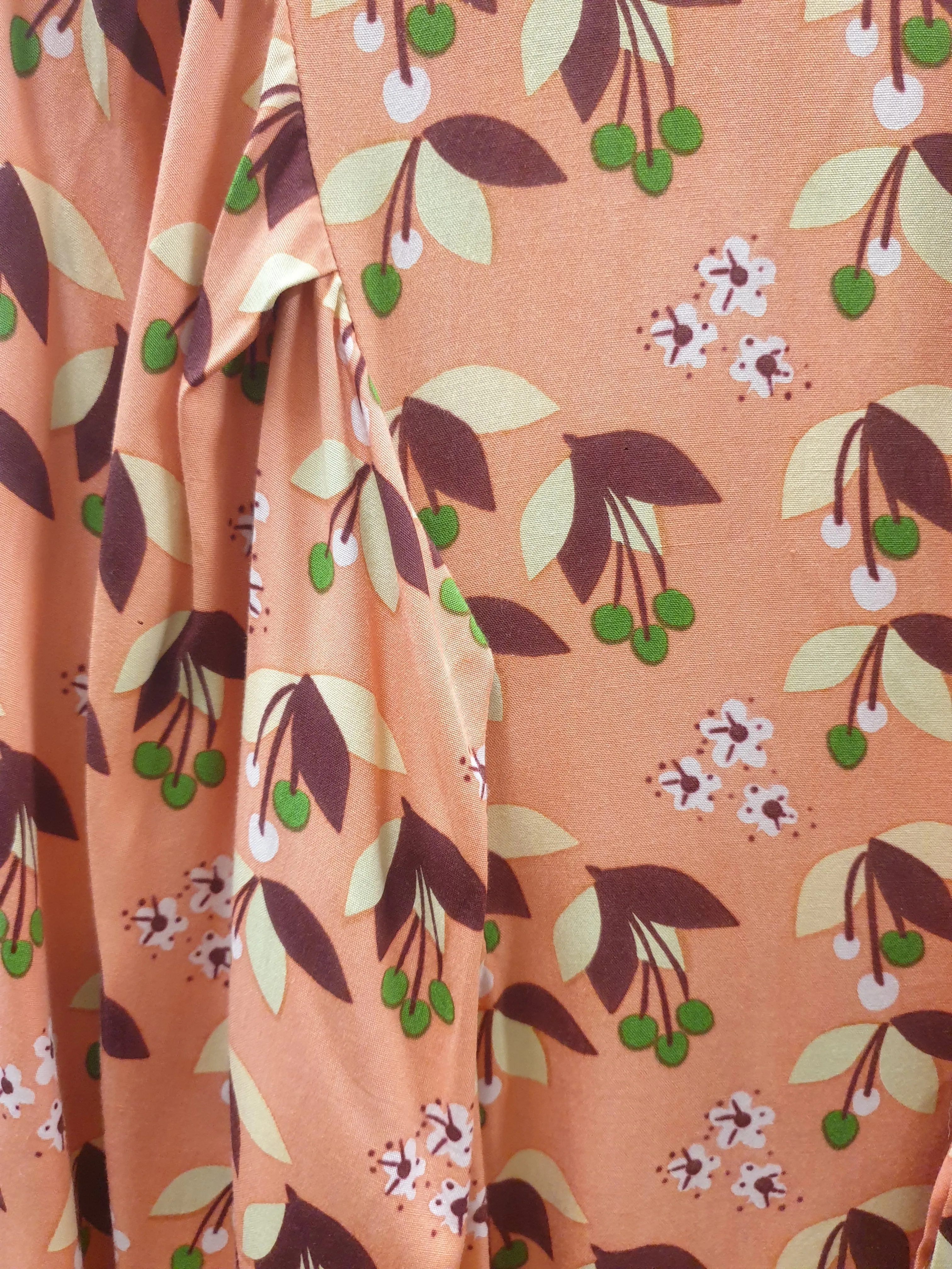 Leonard St pink unique print long sleeve top size 8