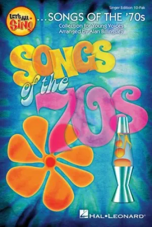 LETS ALL SING SONGS OF THE 70S SINGERS 10 PAK