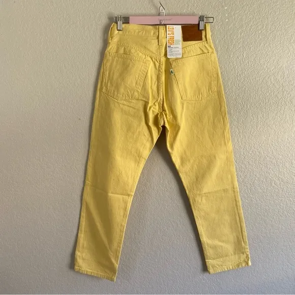 Levi’s Fresh 501 Original Crop Jeans Yellow 26x26