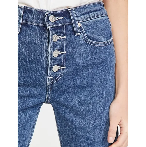 Levi's Premium Wedgie High Rise Straight Jeans