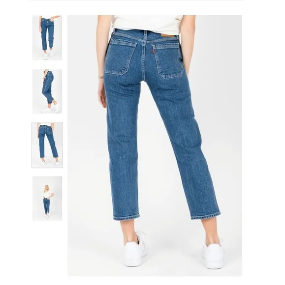 Levi's Premium Wedgie High Rise Straight Jeans
