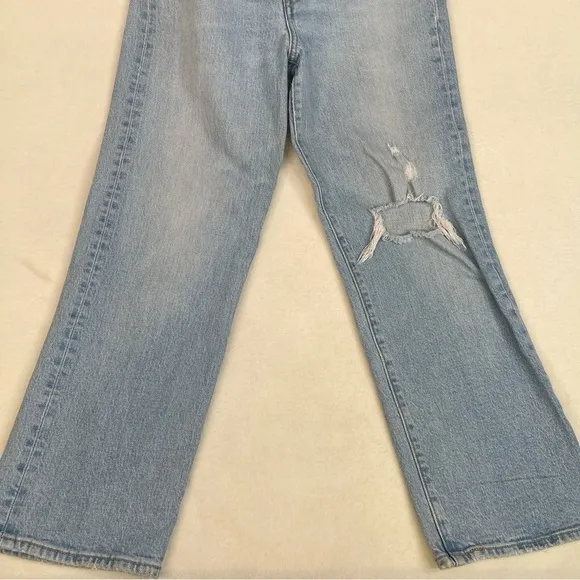 Levi's Ribcage Straight Jeans Tango Fade Big E Size 27