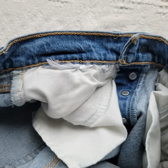 Levi's Wedgie High Waisted Button Fly Casual Denim Jean - Light-Medium Wash