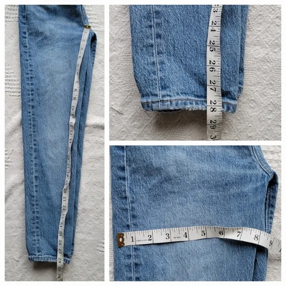 Levi's Wedgie High Waisted Button Fly Casual Denim Jean - Light-Medium Wash