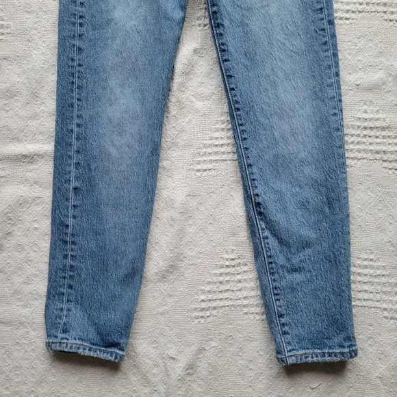Levi's Wedgie High Waisted Button Fly Casual Denim Jean - Light-Medium Wash