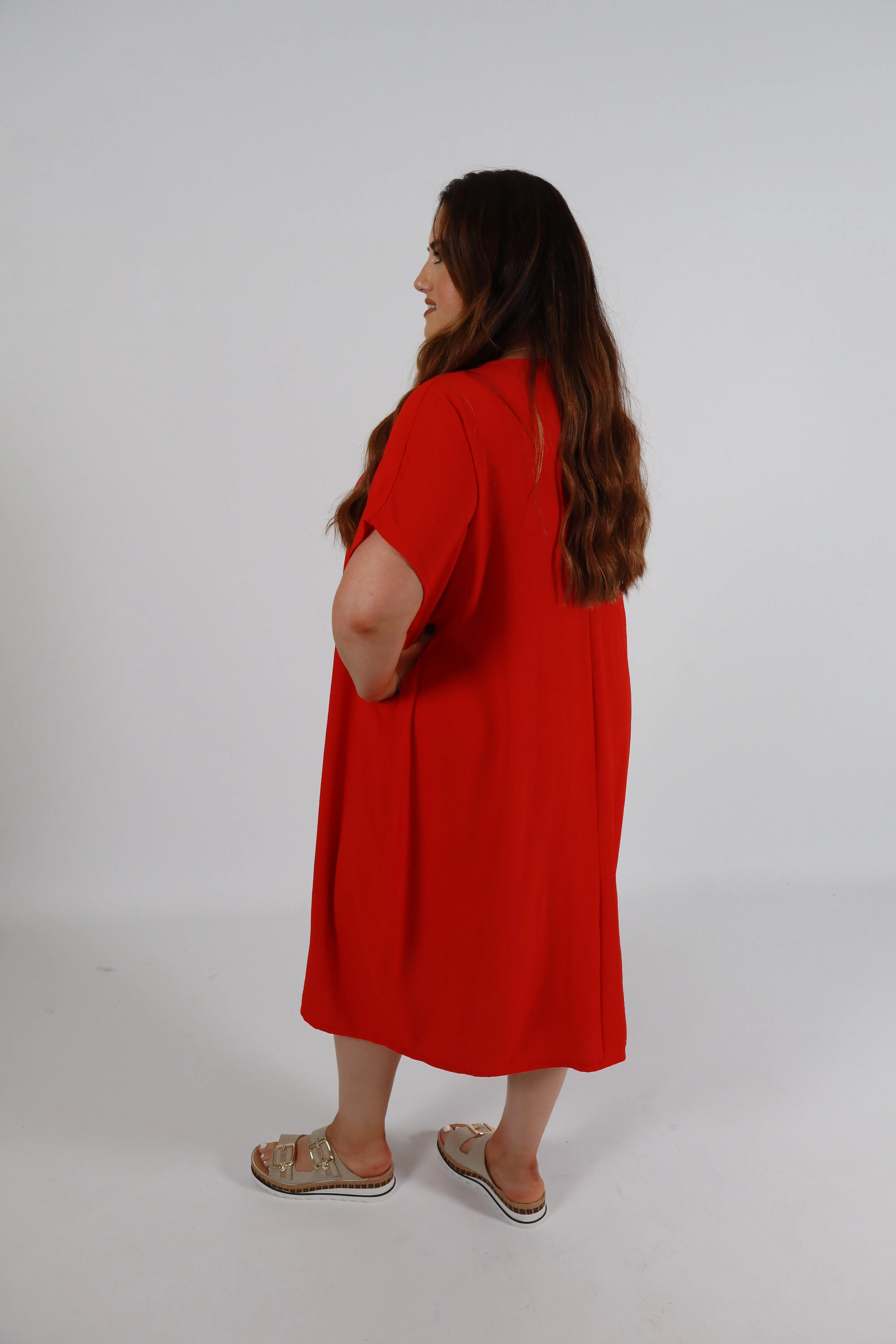 Lexi Dress in Red
