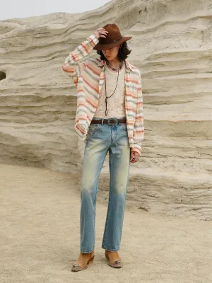 Light Blue Distressed Jeans