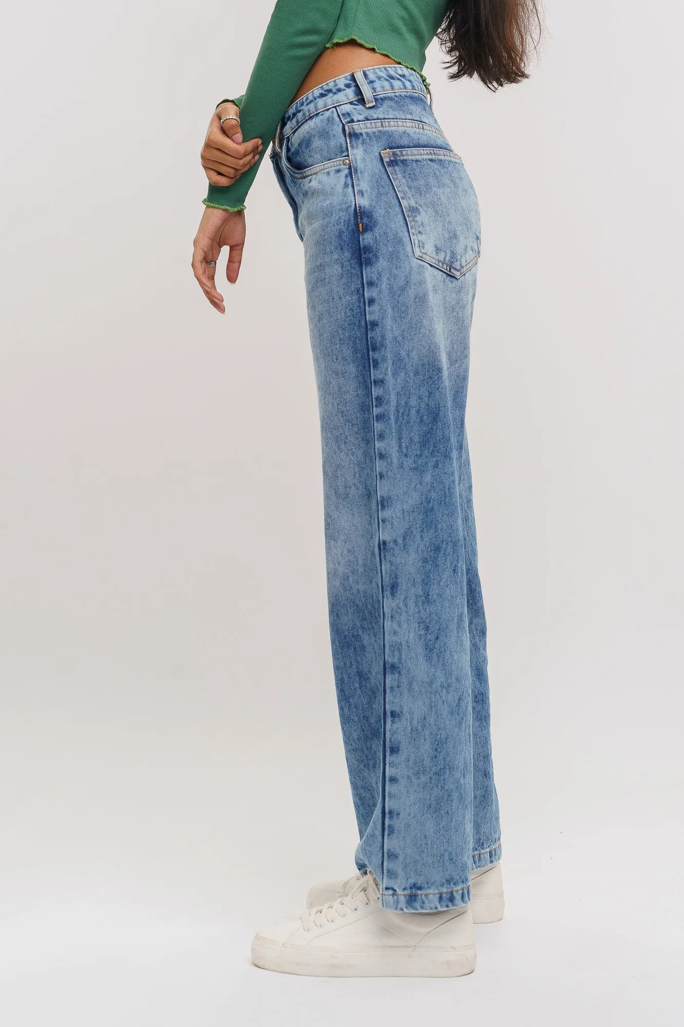 Light Blue Wide Jeans