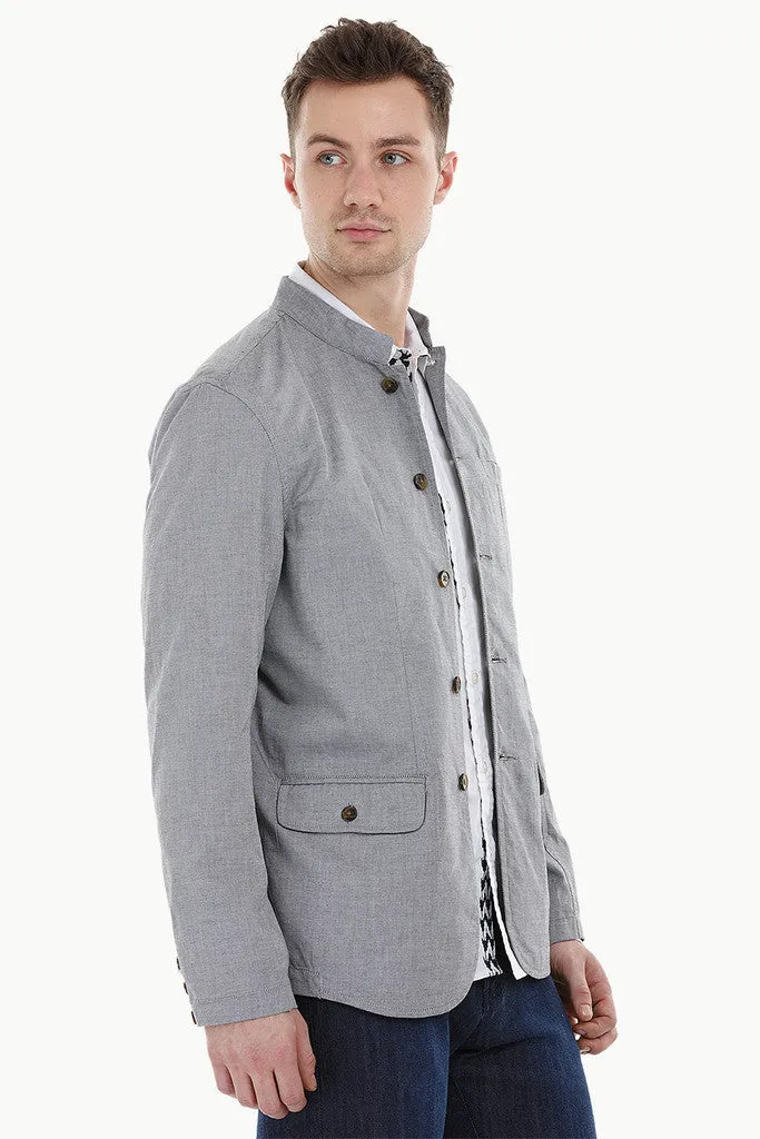 Lightweight Grey Nehru Jacket