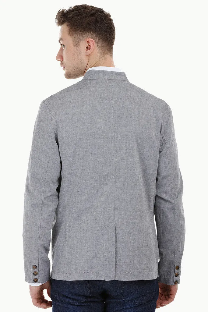 Lightweight Grey Nehru Jacket