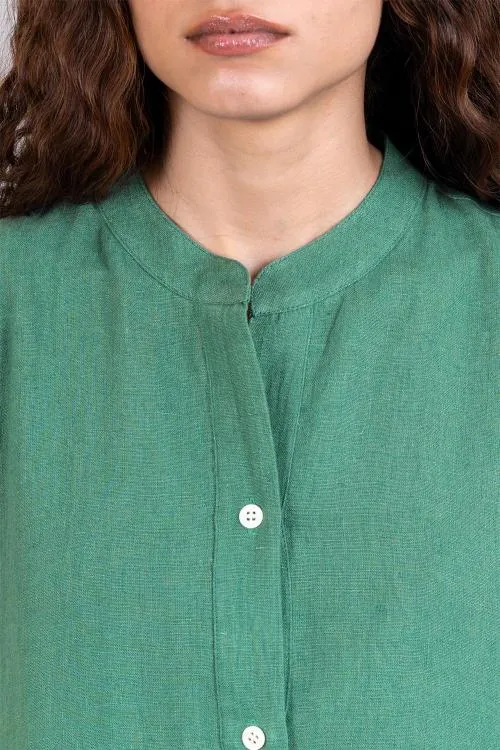 Linen Yuri Dress-Muted Mocha