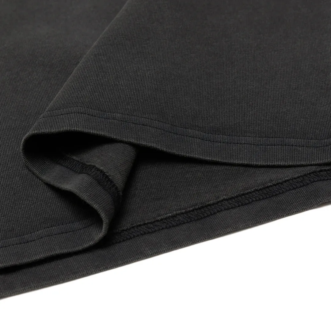 Lithuania Love Oversized Varsity Tee - Black