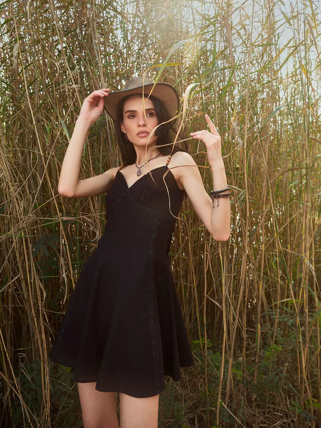 Little black mini dress