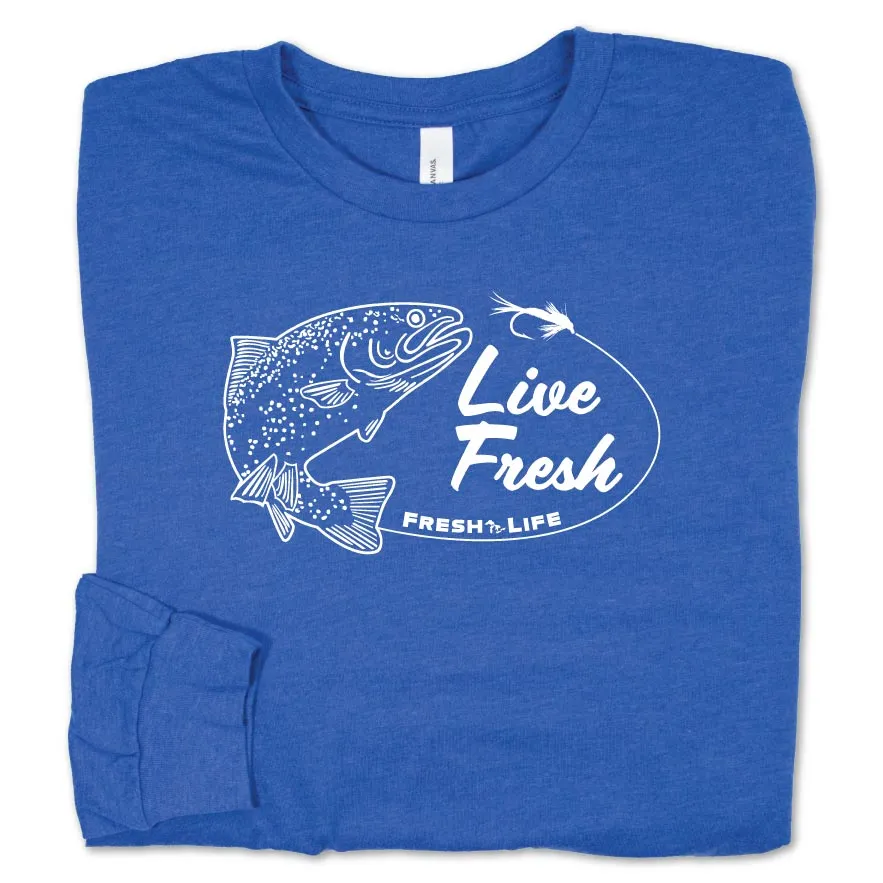 Live & Fresh long sleeve tee