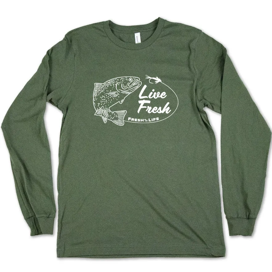 Live & Fresh long sleeve tee