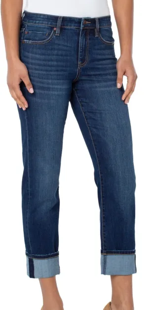Liverpool Marley Girlfriend Cuffed Eco Jean