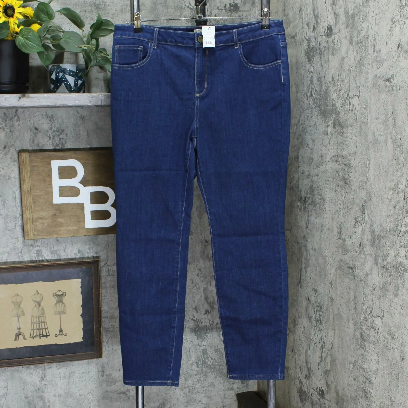 LOGO by Lori Goldstein Stretch 5-Pocket Skinny Jeans