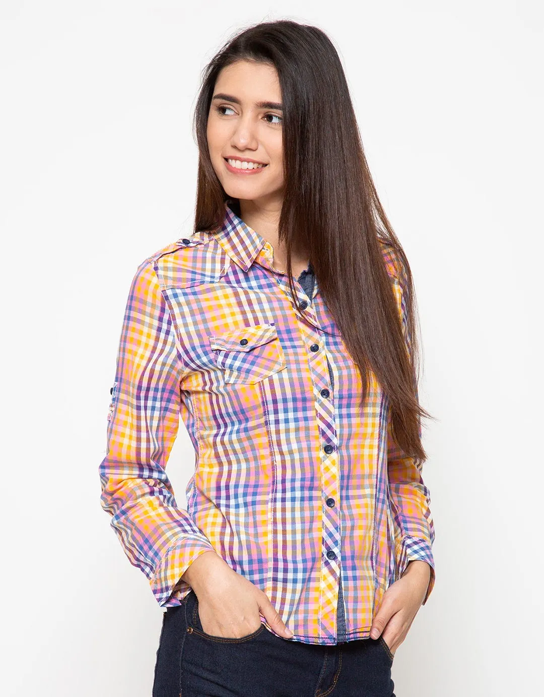 Logo Fresh Cowboy Check Shirt