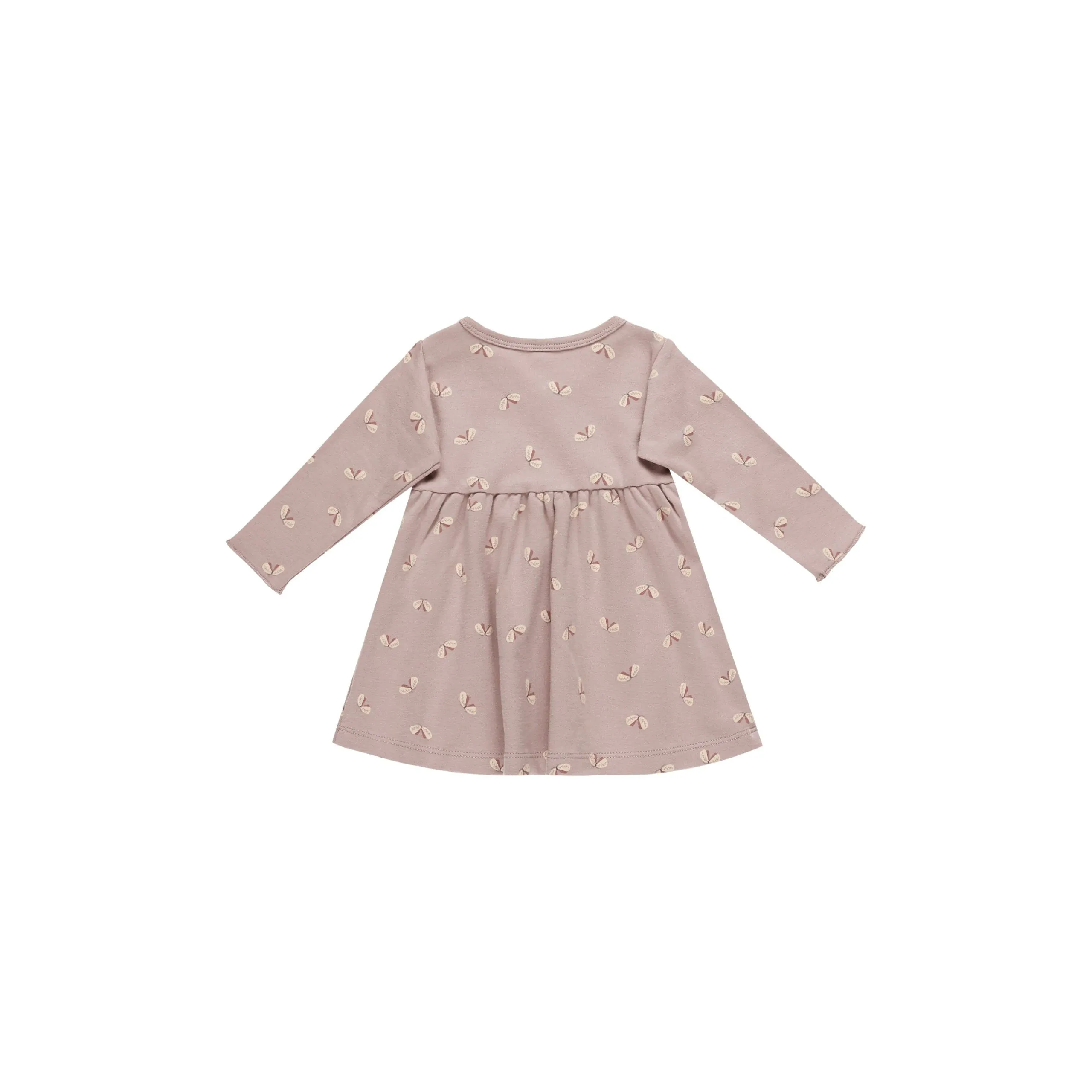 Long Sleeve Baby Dress || Butterflies
