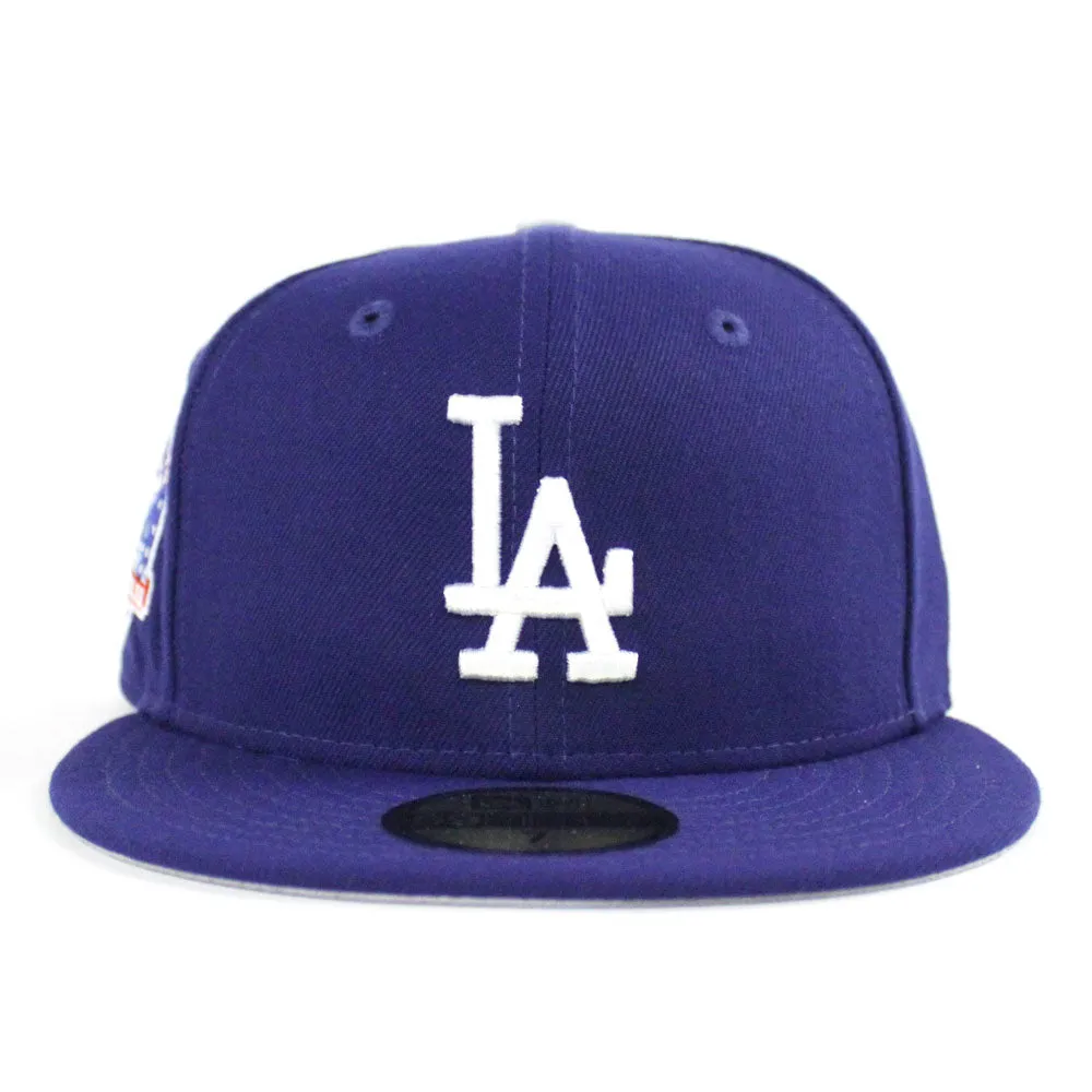 Los Angeles Dodgers 60th Anniversary New Era 59Fifty Fitted Hat (Gray Under Brim)