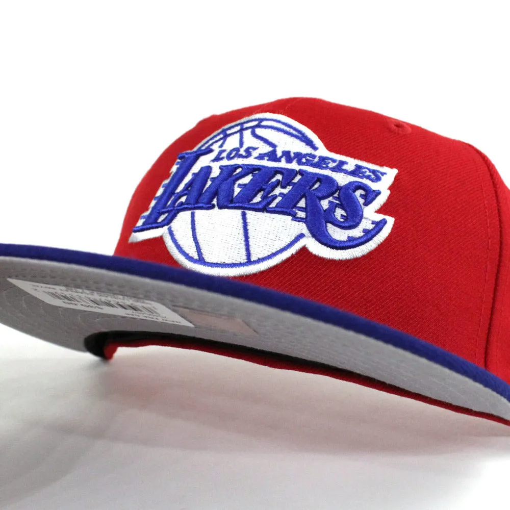Los Angeles Lakers New Era 59Fifty Fitted Hat (LA Clippers Gray Under Brim)