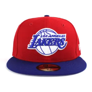 Los Angeles Lakers New Era 59Fifty Fitted Hat (LA Clippers Gray Under Brim)