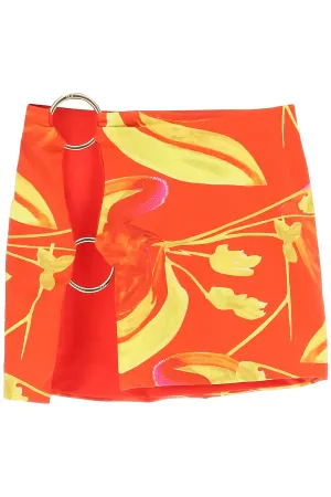 Louisa ballou double ring mini skirt