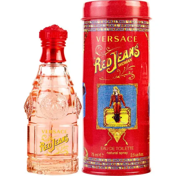 <strong> VERSACE <br> RED JEANS </strong><br> Eau de Toilette