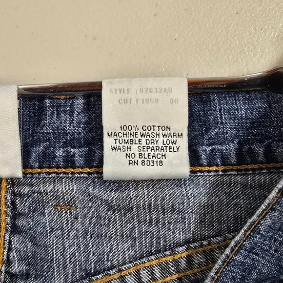 Lucky Brand Jeans Women 6 /28 Gene Montesano Dungaree Lowrise Bootleg 203 28x30