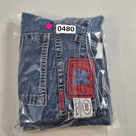 Lucky Brand Jeans Women 6 /28 Gene Montesano Dungaree Lowrise Bootleg 203 28x30