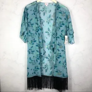 [LuLaRoe] Blue Fringe Kimono