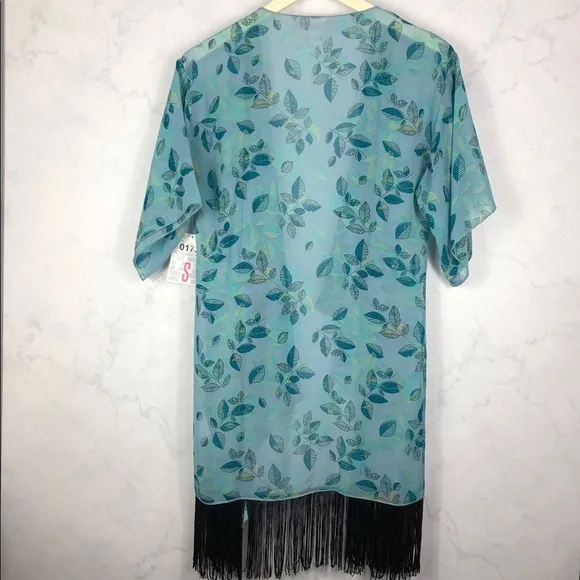 [LuLaRoe] Blue Fringe Kimono