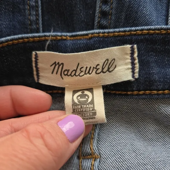 Madewell 10&quot; High-Rise Skinny Jeans in Danny Wash, Size 30
