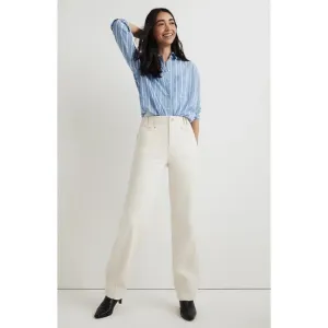 Madewell $128 Perfect Wide Leg Jean in Canvas Wash Size 26 NN450