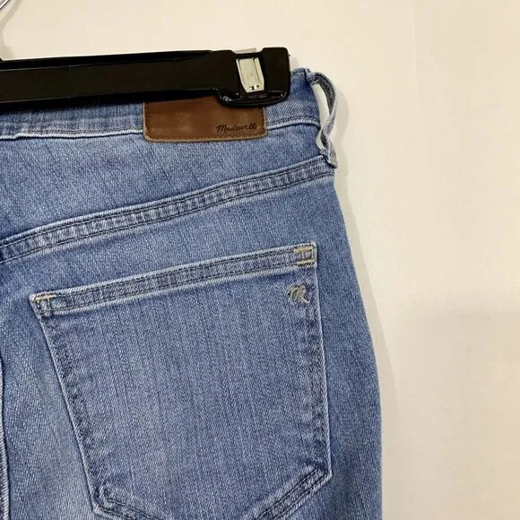 Madewell 9&quot; High-Rise Skinny Crop Jeans: Button-Front Edition Size 25