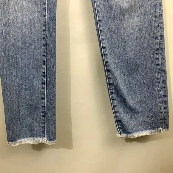 Madewell 9&quot; High-Rise Skinny Crop Jeans: Button-Front Edition Size 25