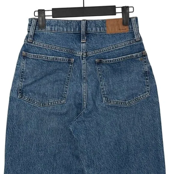 Madewell Balloon Jeans in Corson Medium Denim Wash Size 25