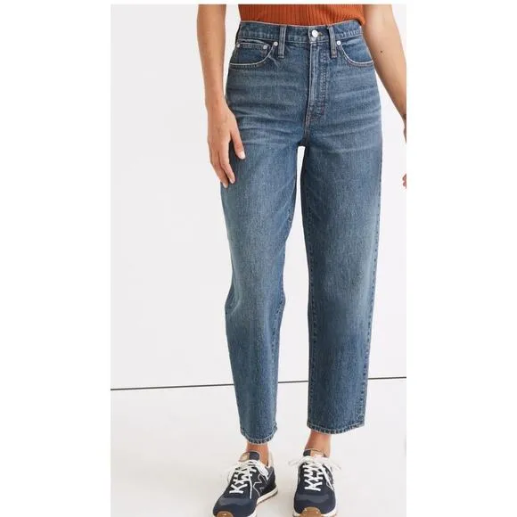 Madewell Balloon Jeans in Corson Medium Denim Wash Size 25