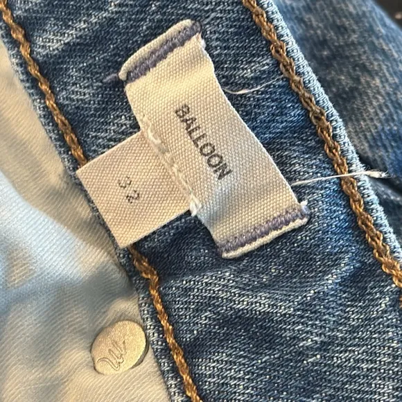 Madewell Balloon Jeans in Corson Wash SZ 32