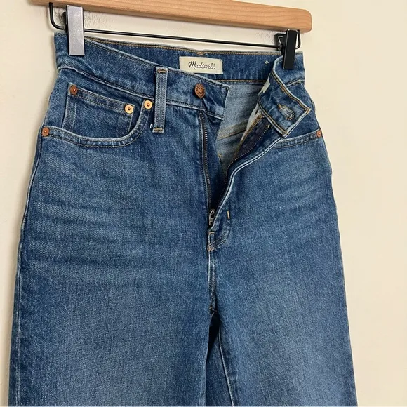 MADEWELL- Balloon Jeans in Ellisboro Wash Dark Denim 80s Classic