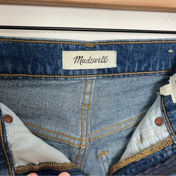 MADEWELL- Balloon Jeans in Ellisboro Wash Dark Denim 80s Classic