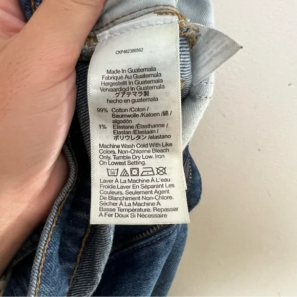 MADEWELL- Balloon Jeans in Ellisboro Wash Dark Denim 80s Classic