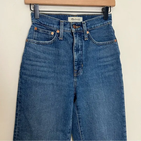 MADEWELL- Balloon Jeans in Ellisboro Wash Dark Denim 80s Classic