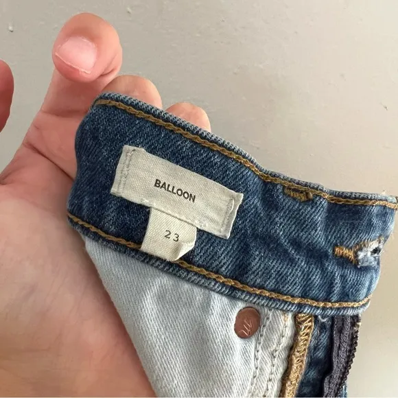 MADEWELL- Balloon Jeans in Ellisboro Wash Dark Denim 80s Classic